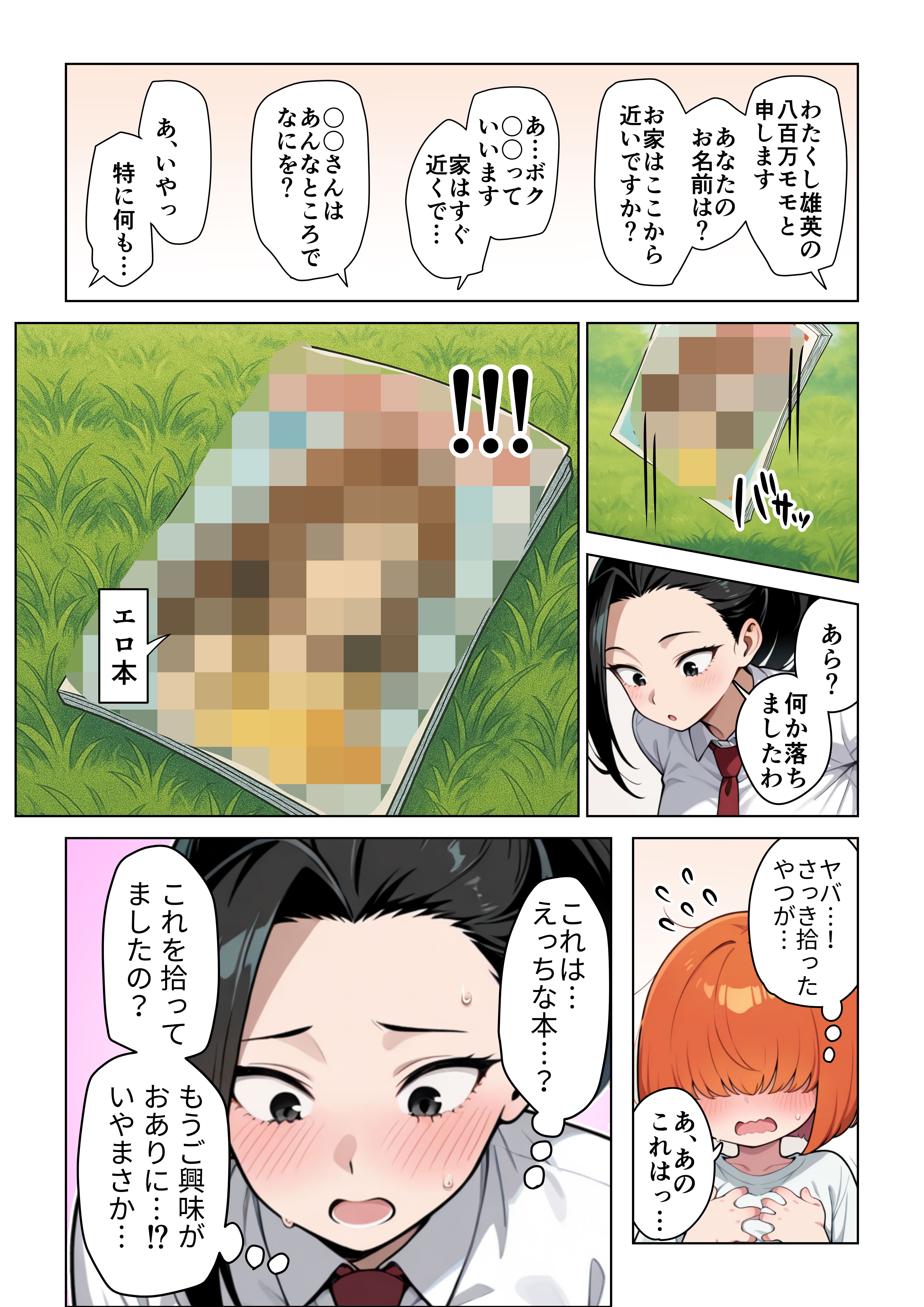 ヒーロー女子とHなお勉強 ヤ〇モモ＆〇茶子 編 ぱびゅ エロ漫画3