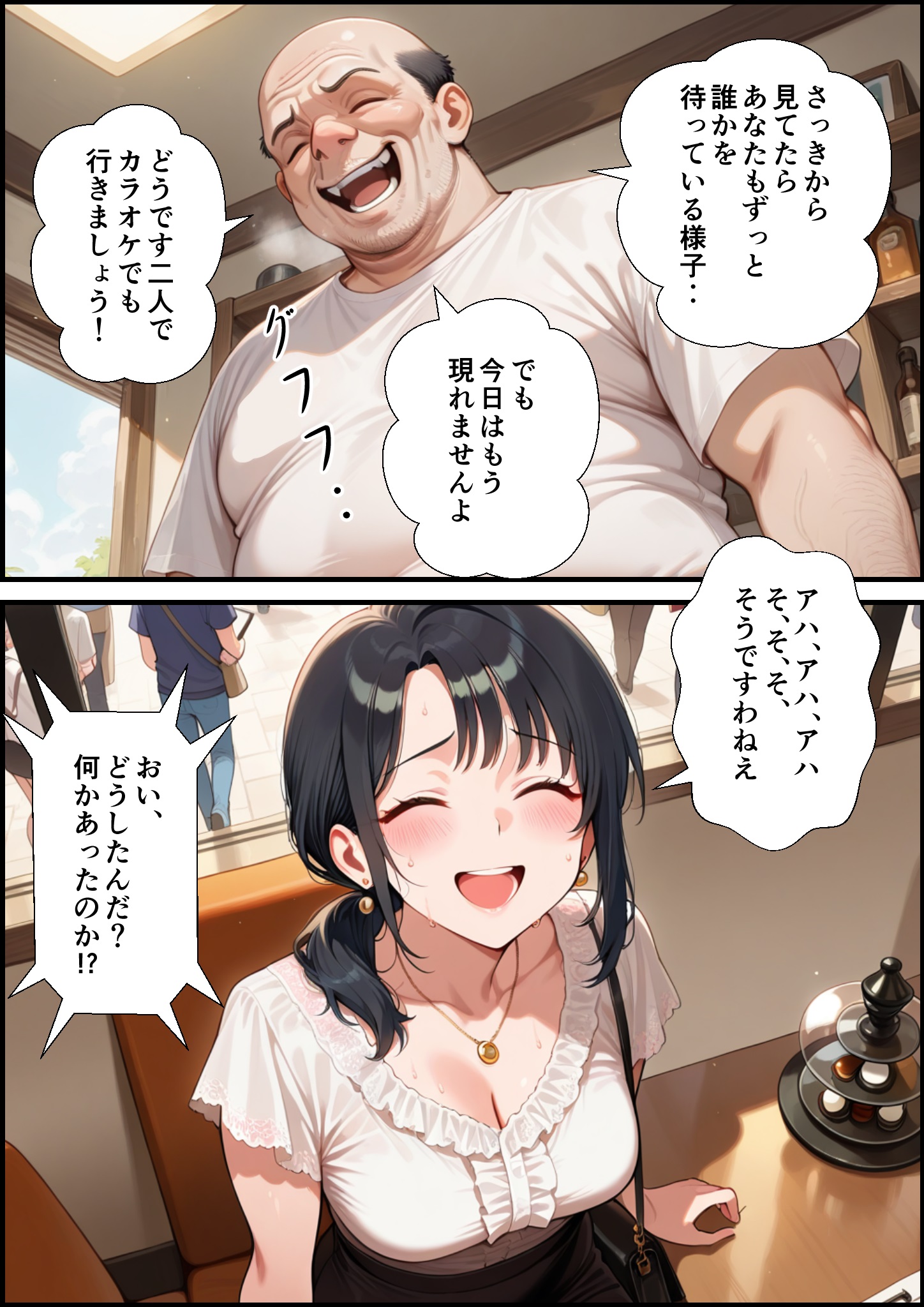 妻が毒オジにナンパされて媚薬を盛られた件 鮫島猛 エロ漫画17