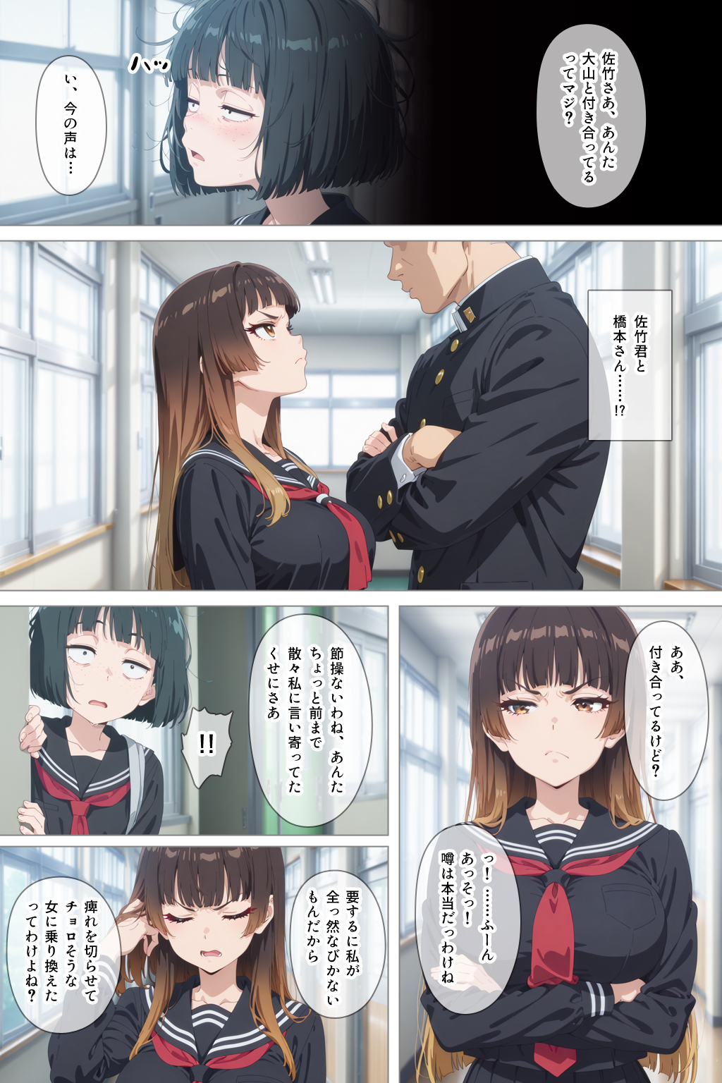 とにかくヤリたくて妥協の末付き合った地味顔で貧相な体の女子をうっかり孕ませてしまった俺の末路 丼環状線 エロ漫画35