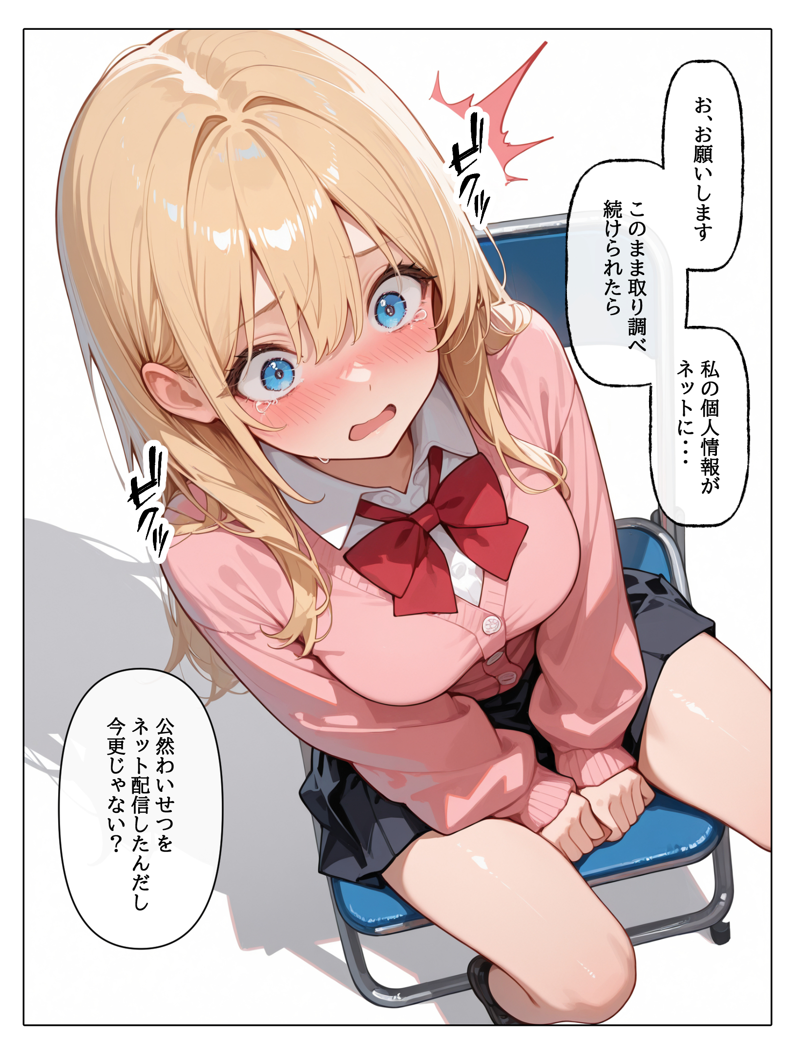 迷惑配信者を、捕まえた！「迷惑配信者への’指導’（性行為）がネット配信！？」 AOI-COMICS エロ漫画14