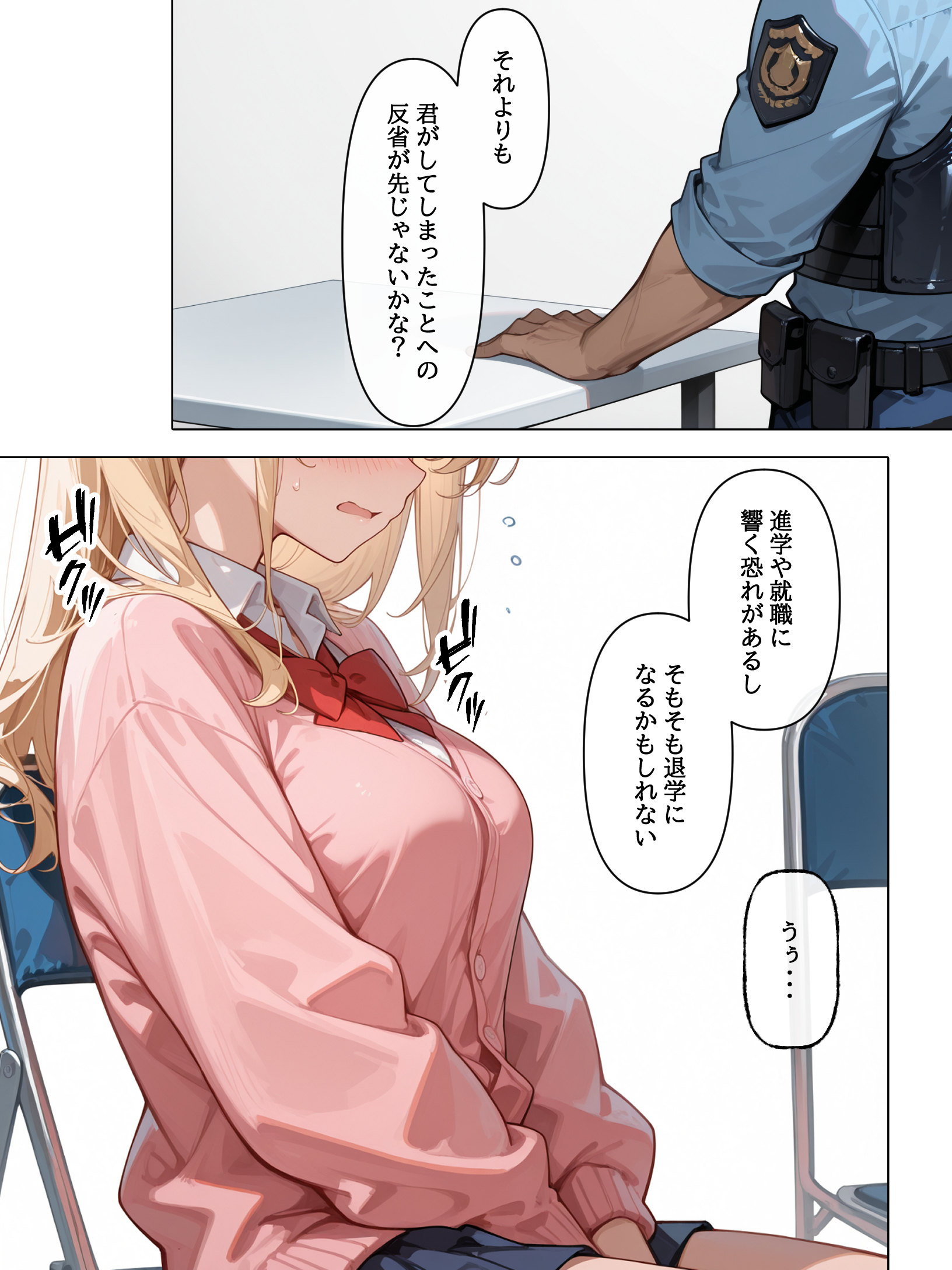 迷惑配信者を、捕まえた！「迷惑配信者への’指導’（性行為）がネット配信！？」 AOI-COMICS エロ漫画15