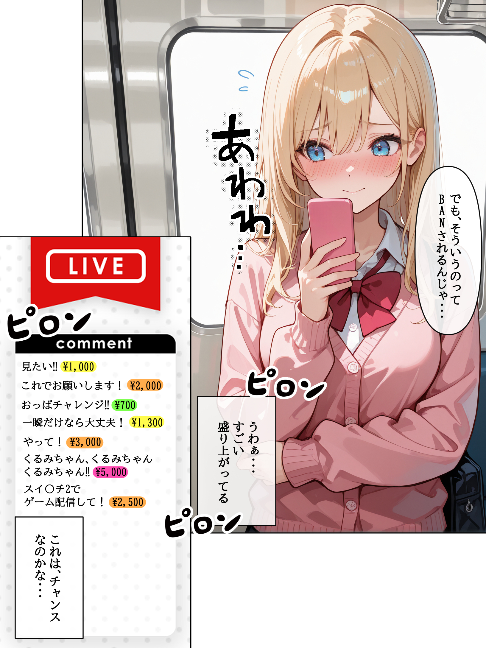 迷惑配信者を、捕まえた！「迷惑配信者への’指導’（性行為）がネット配信！？」 AOI-COMICS エロ漫画8