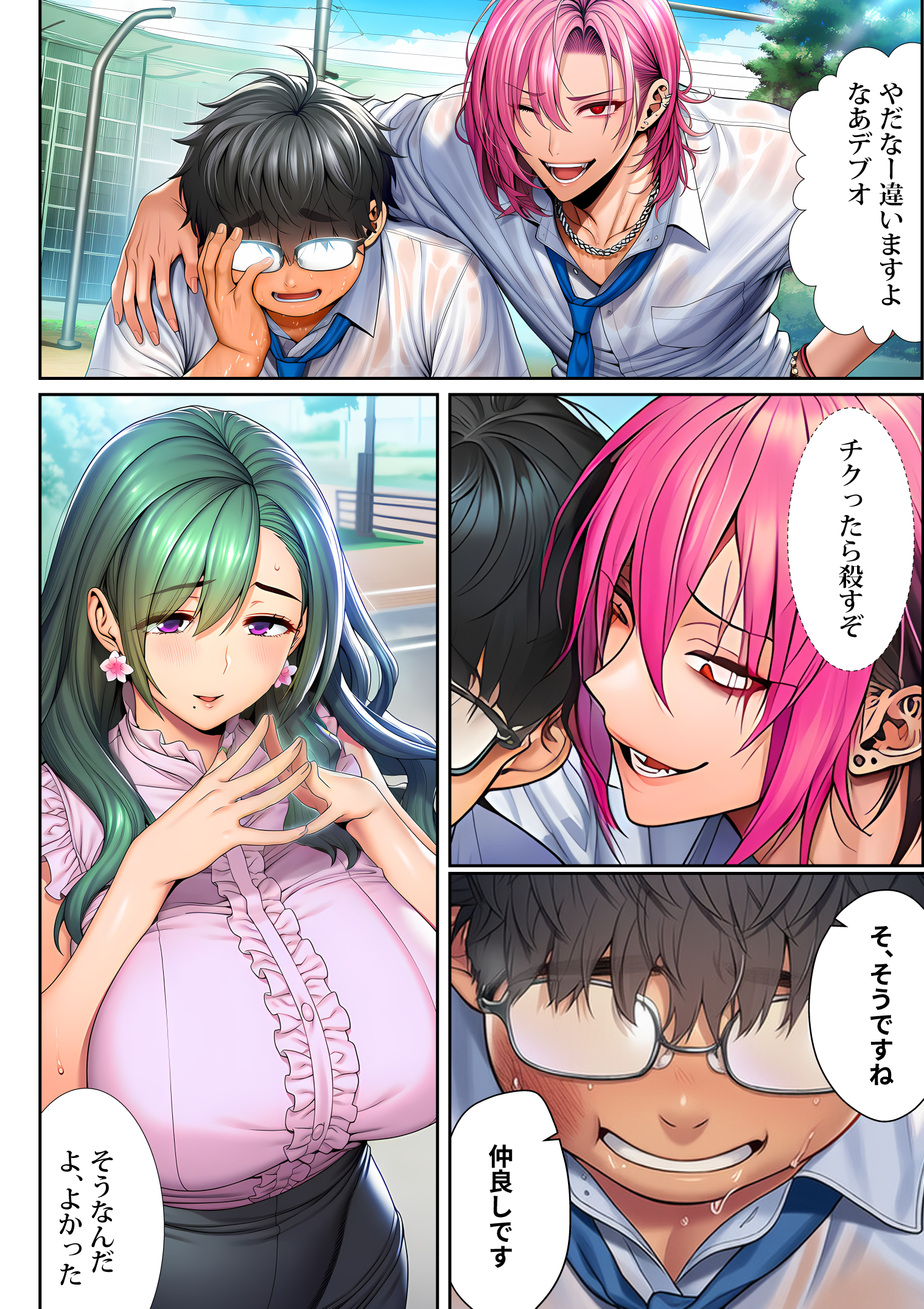 催●洗脳支配学園〜逆襲のデブオ〜 夜あくび小隊 エロ漫画13