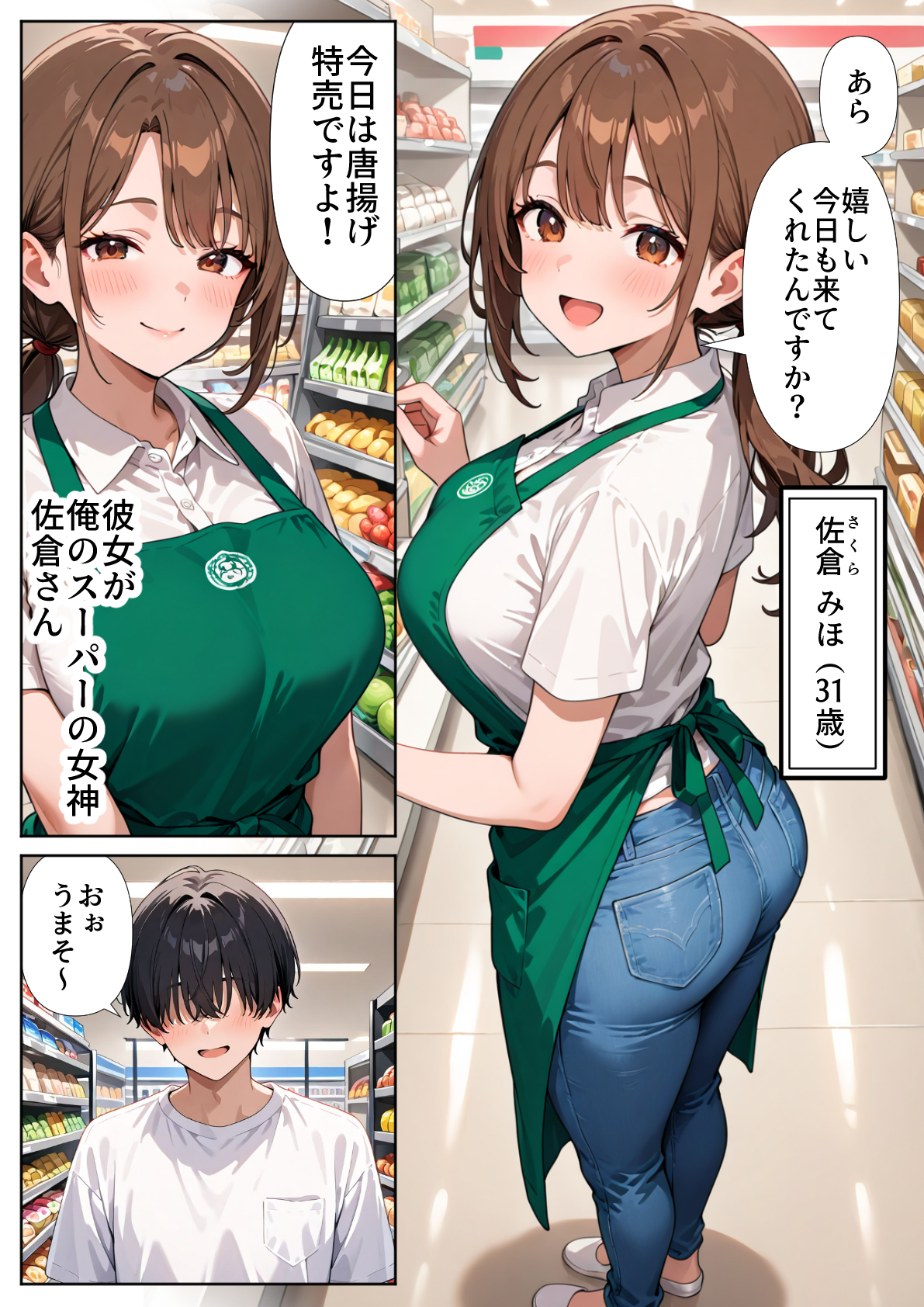 スーパーの人妻がエロすぎて催●アプリで寝取りました ぱにぱに エロ漫画4