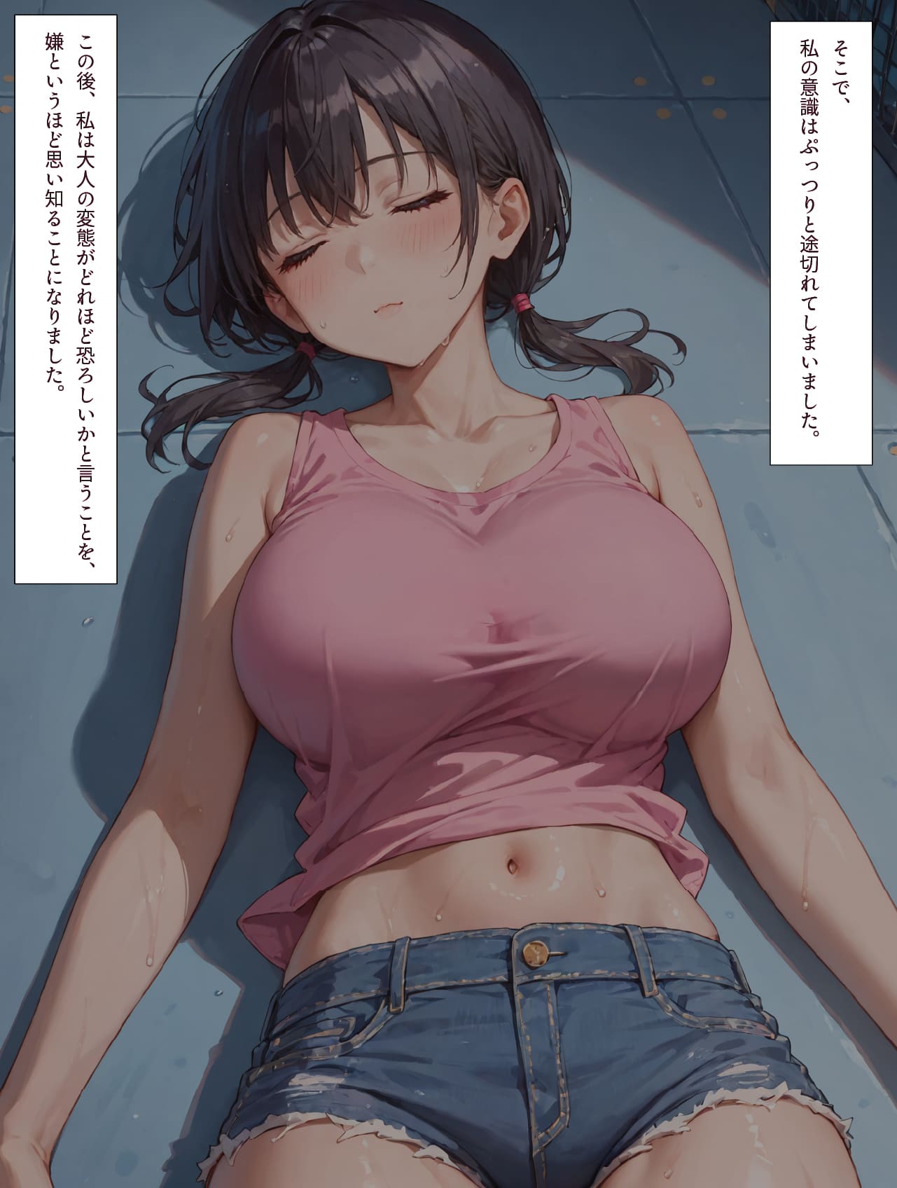 早熟なメス●キの私が自ら？店主のオナホールになった話 影愛産業 エロ画像13