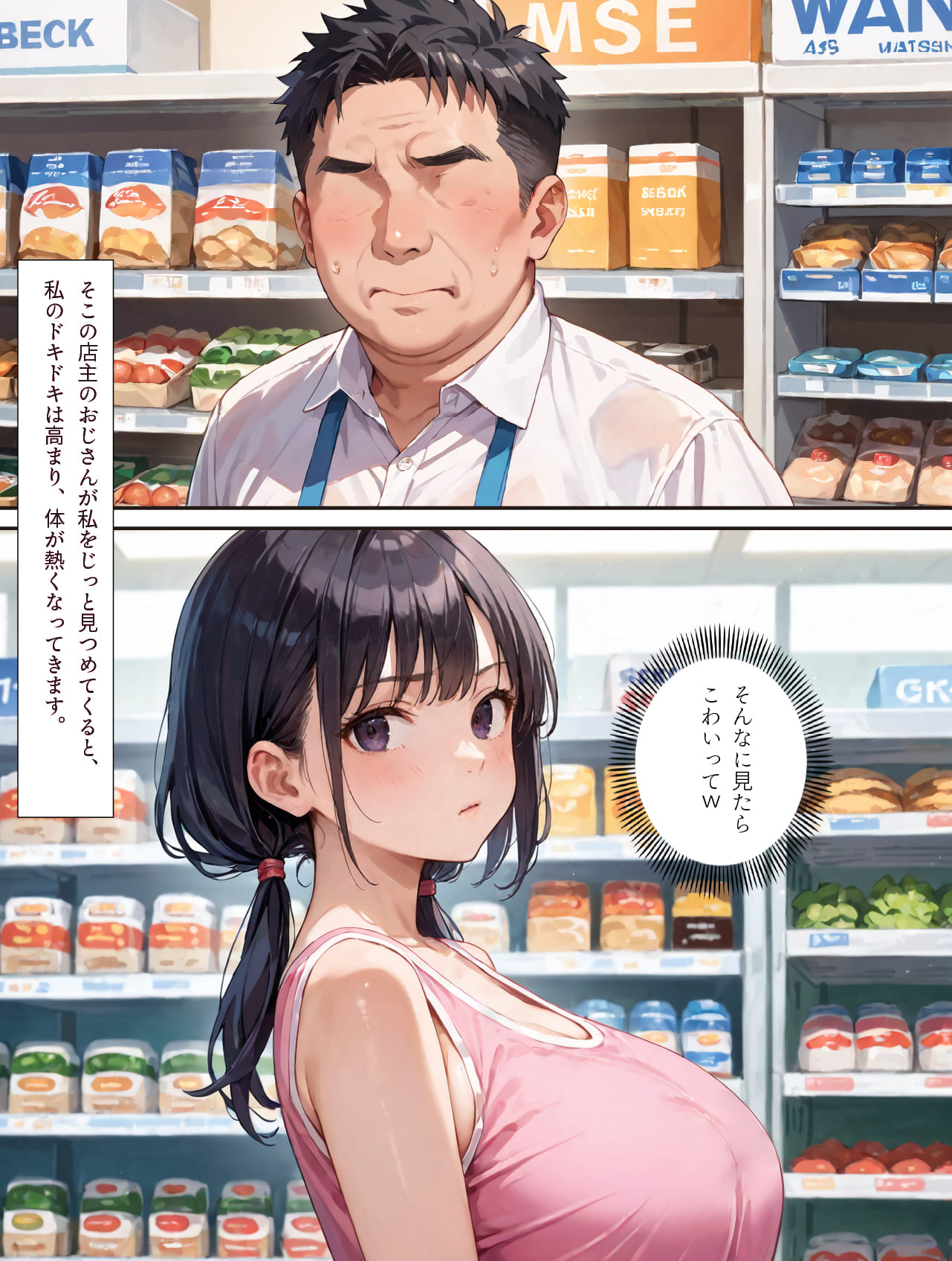 早熟なメス●キの私が自ら？店主のオナホールになった話 影愛産業 エロ画像5