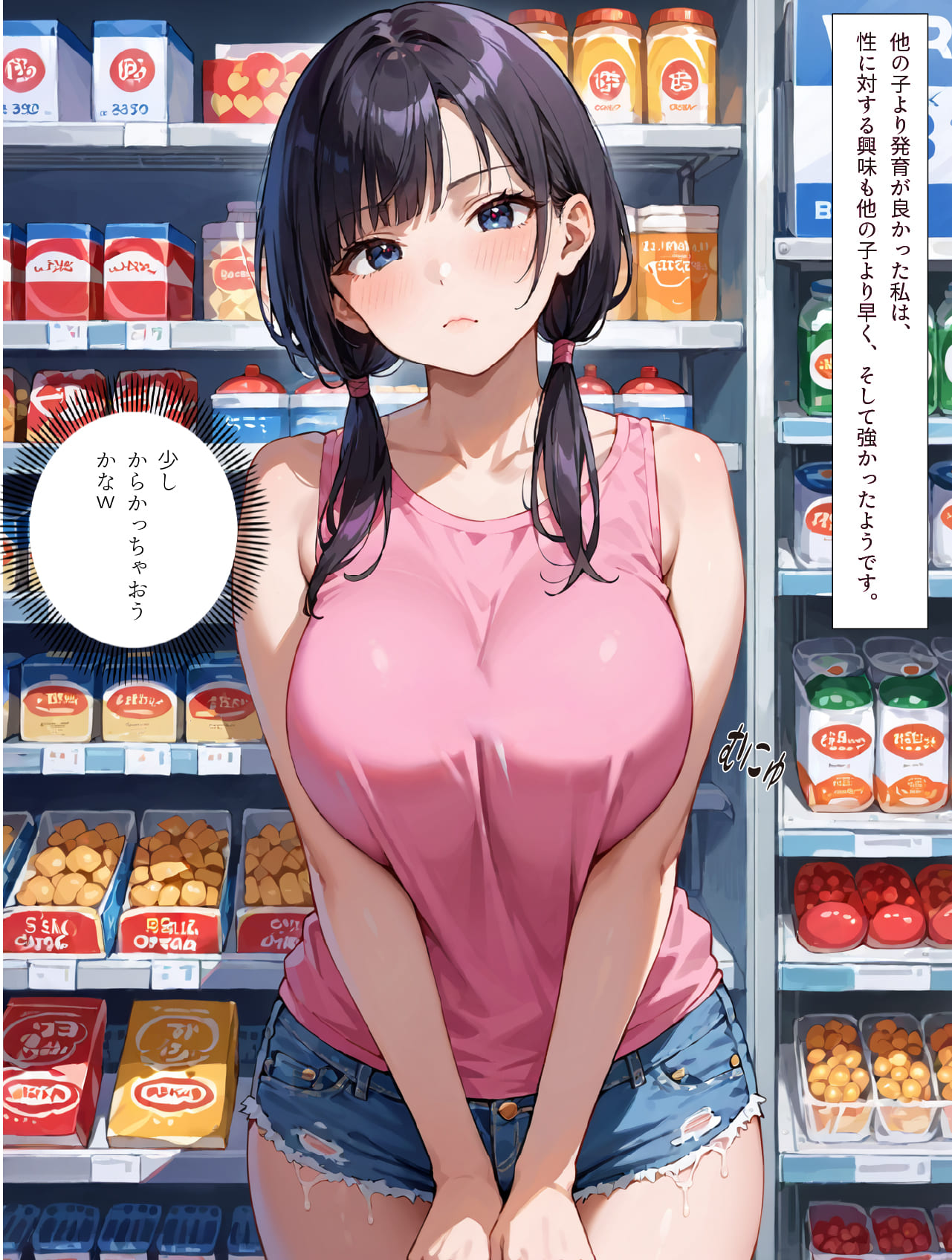 早熟なメス●キの私が自ら？店主のオナホールになった話 影愛産業 エロ画像6