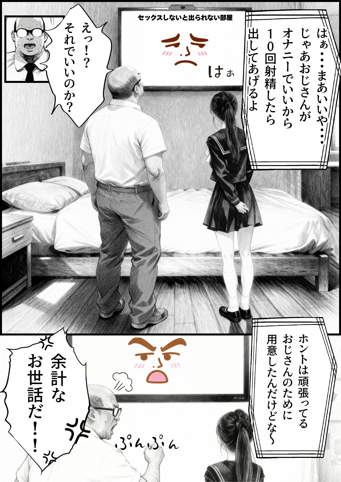 セックスしないと出られない部屋に娘の親友と閉じ込められたんだが・・・ 種付け出版 エロ漫画11
